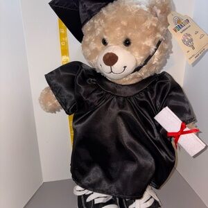 Graduation Teddy Bear in Black Gown